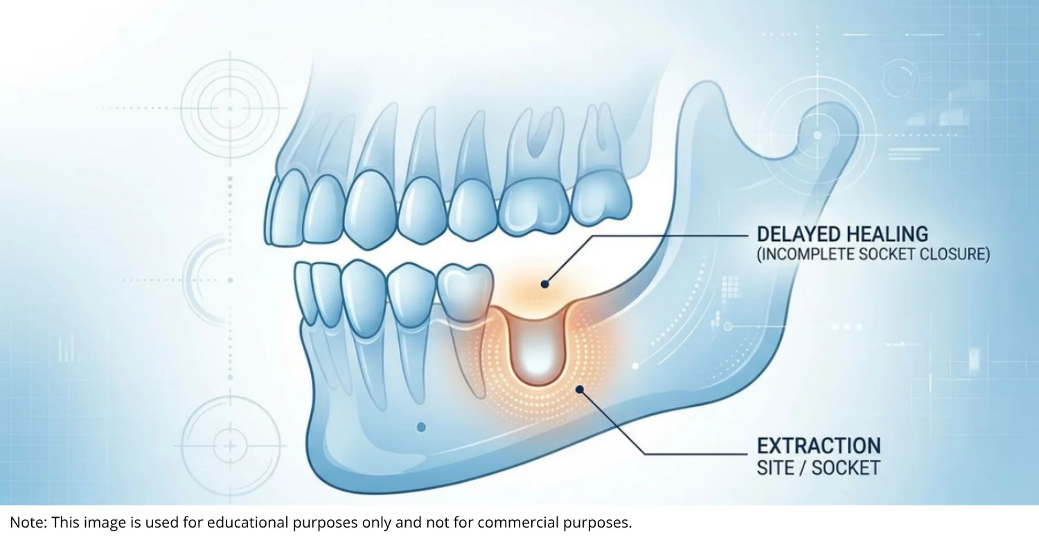 Delayed Healing After Tooth Extraction inblog